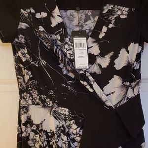 COPY - BCBGMAXAZRIA Laudy faux wrap dress